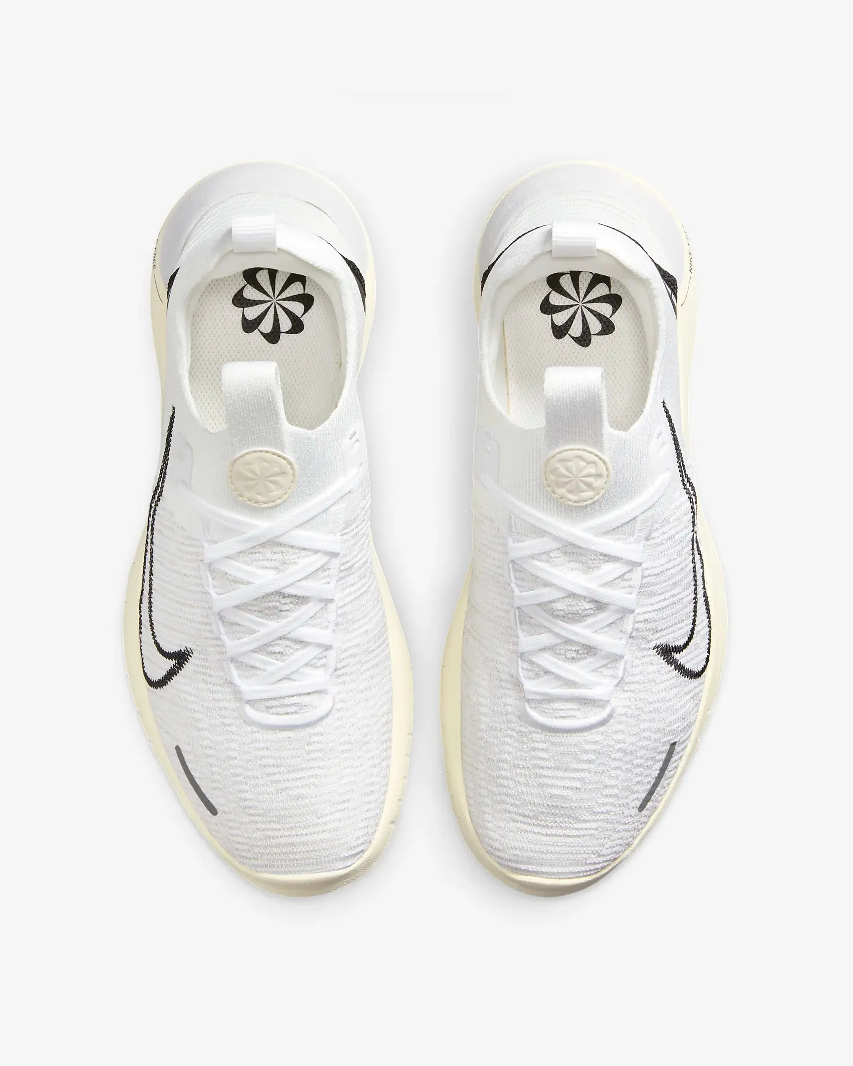 Nike Free RN NN White Black Coconut Milk Women's