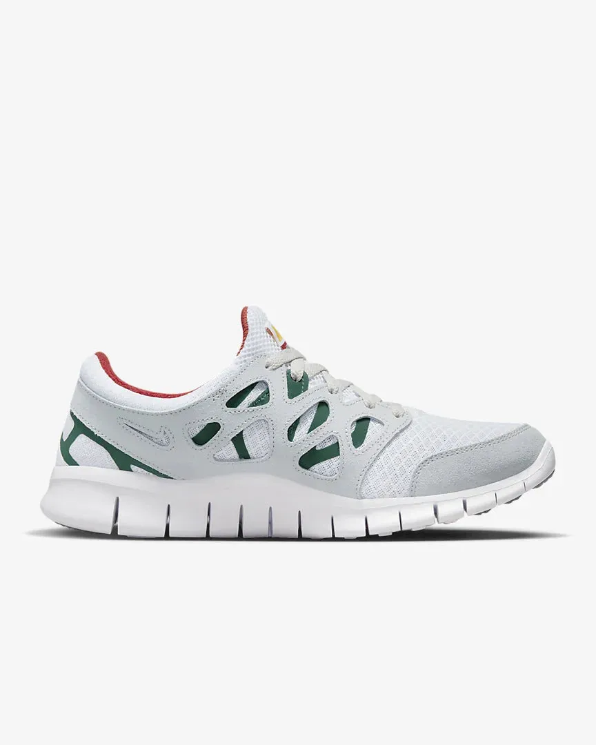 Nike Free Run 2 - White/Gorge Green/Amarillo/Cinnabar