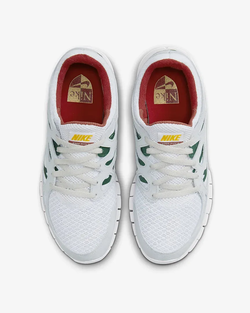 Nike Free Run 2 - White/Gorge Green/Amarillo/Cinnabar