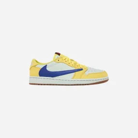 NIKE  JORDAN 1 LOW TRAVIS SCOTT CANARY