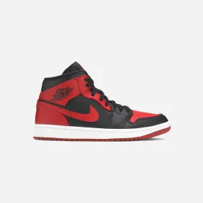 NIKE  JORDAN 1 MID ALTERNATE BRED (2022)