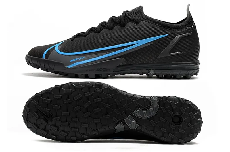 Nike Mercurial Vapor 14 Elite Turf Renew - Black/Blue/Black