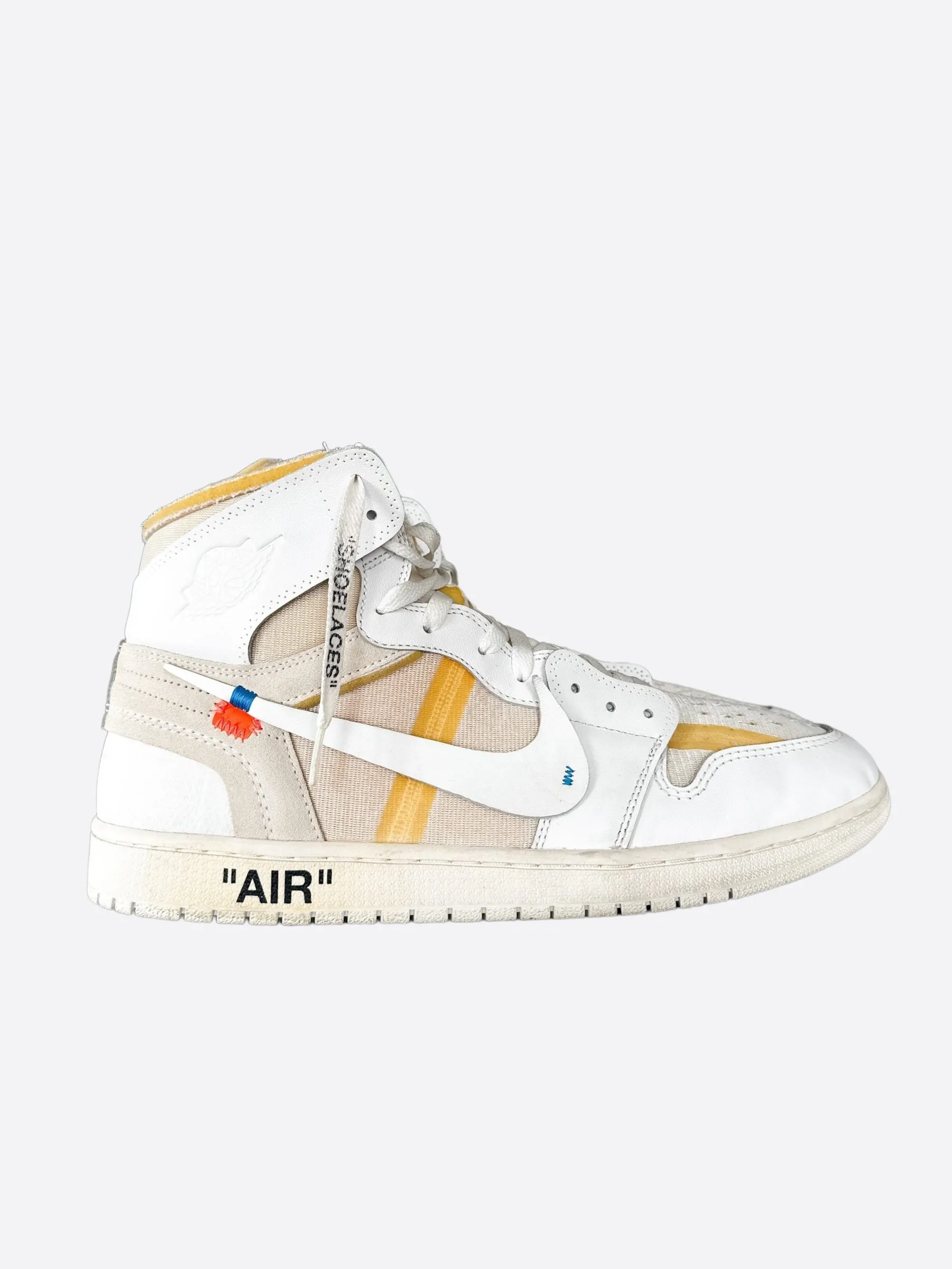 Nike Off-White White Europe Exclusive Jordan 1 Hightop Sneakers