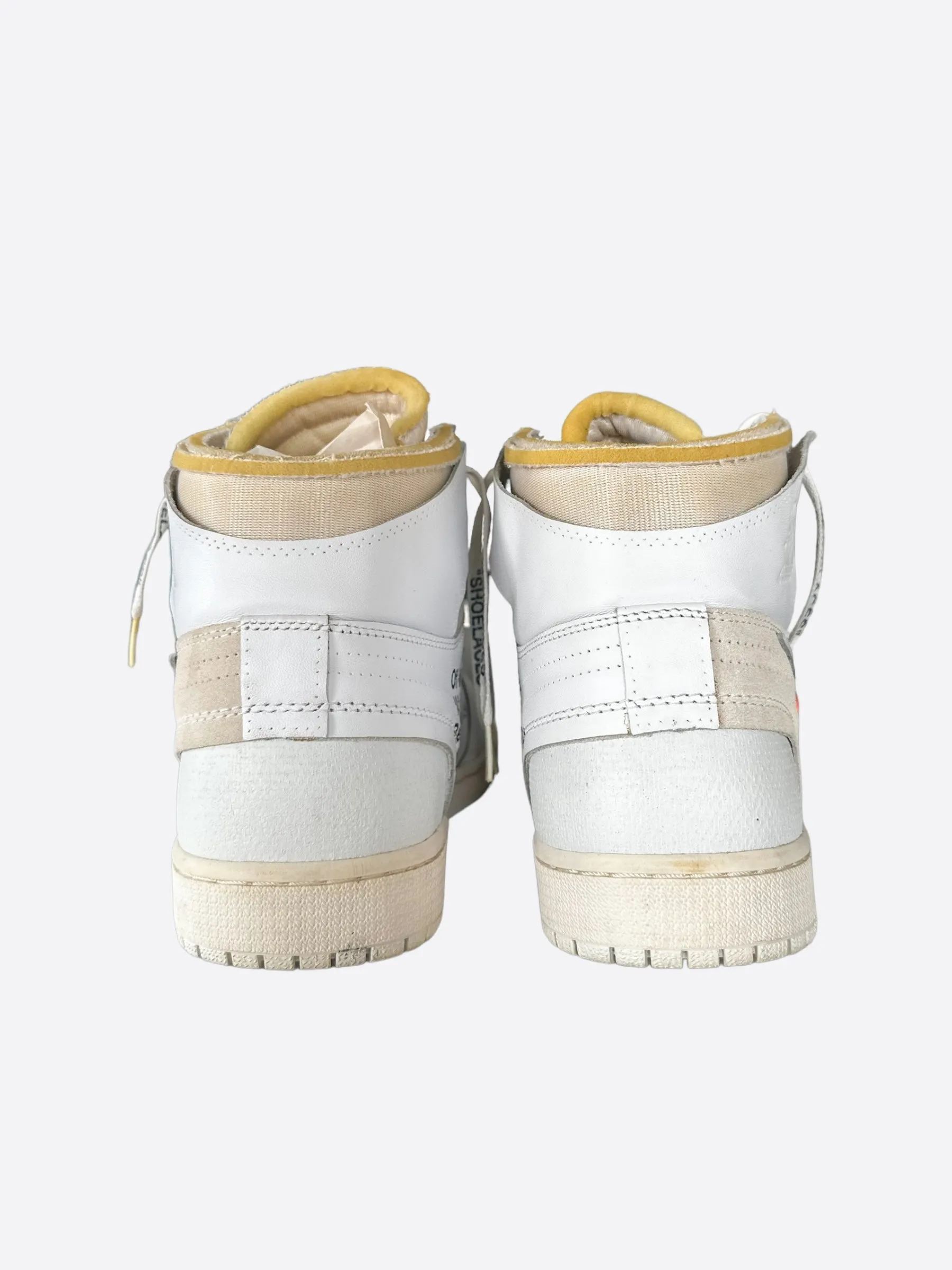 Nike Off-White White Europe Exclusive Jordan 1 Hightop Sneakers