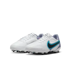 Nike Tiempo Legend 9 Academy FG/MG Jr (White/Blue/Pink)