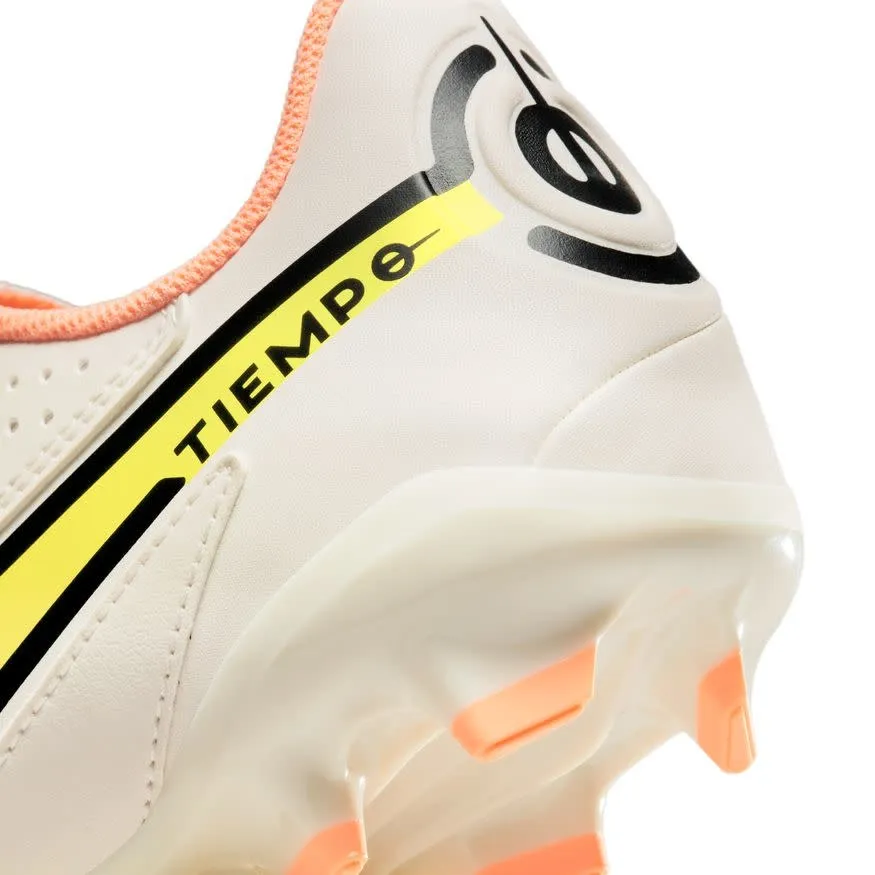 Nike Tiempo Legend 9 Academy FG/MG Jr (White/Yellow/Orange)