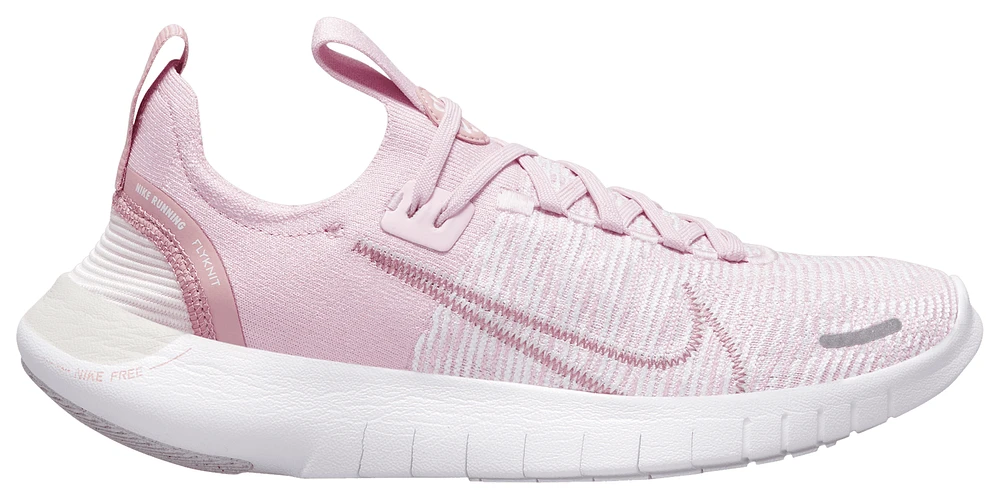 Nike Womens Nike Free RN Flyknit Next Nature - Womens Running Shoes White/Pink Foam Size 10.0