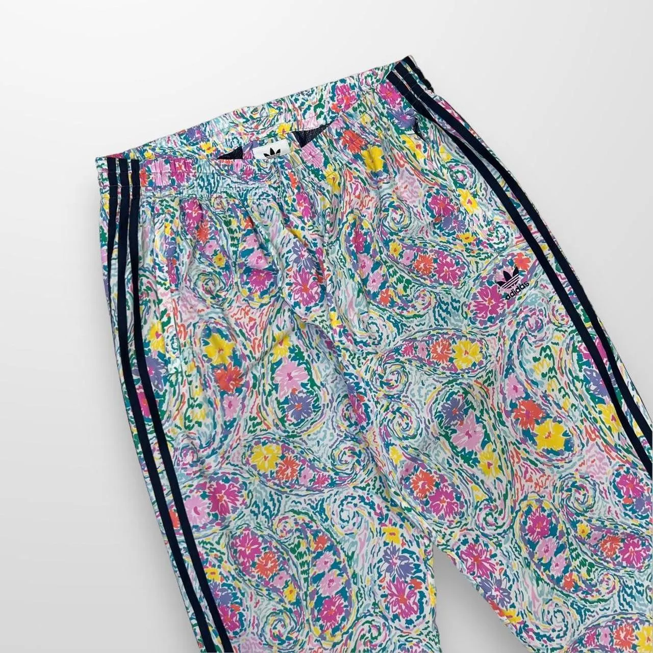 Noah x Adidas Floral Tracksuit Bottoms In Multi Colour