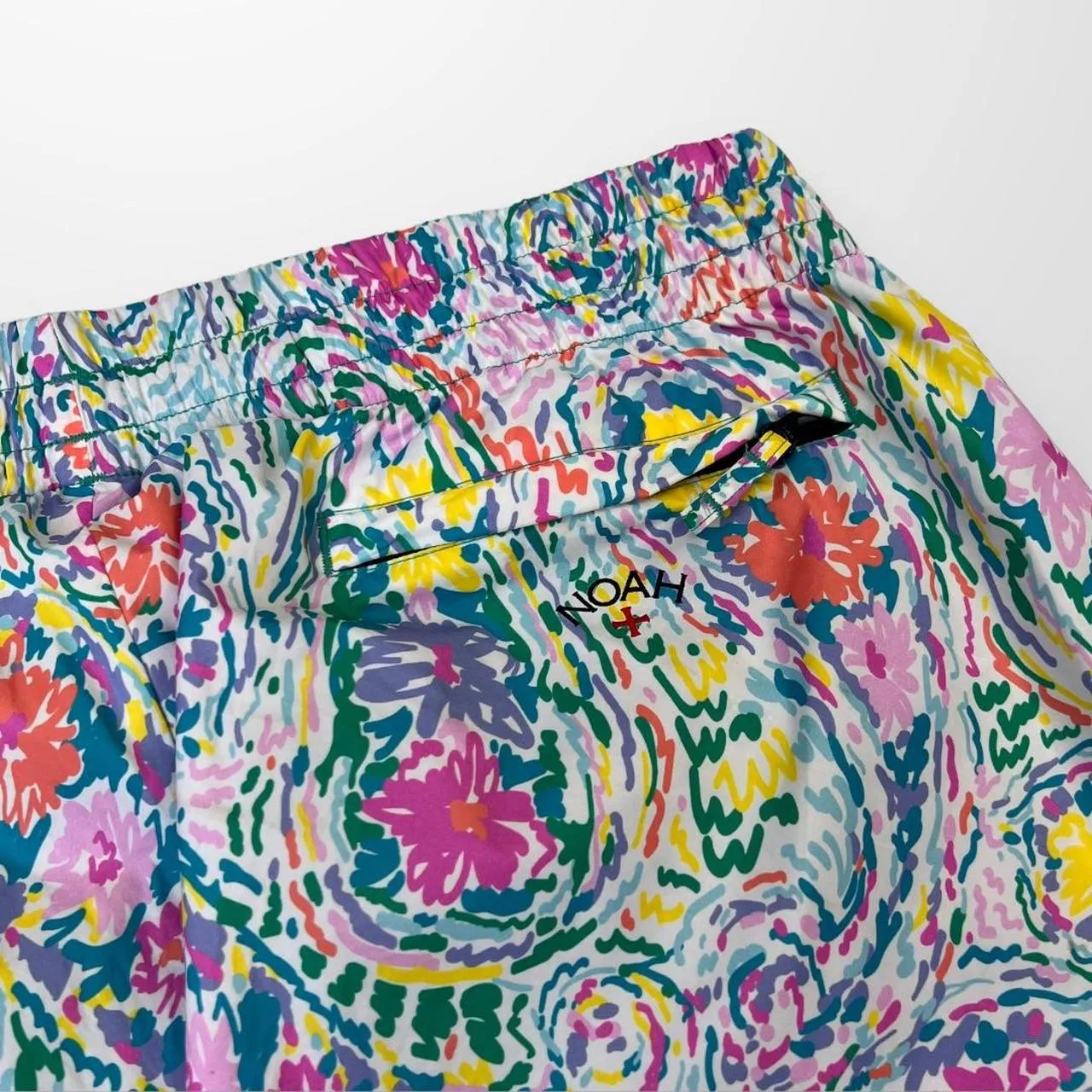 Noah x Adidas Floral Tracksuit Bottoms In Multi Colour