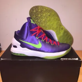 Pads nike kd 5 id chaos, joker colourway. size 13.5.  og box 9.5/10