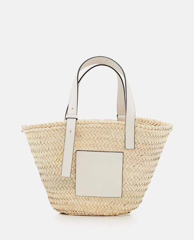 PALM LEAF BASKET BAG