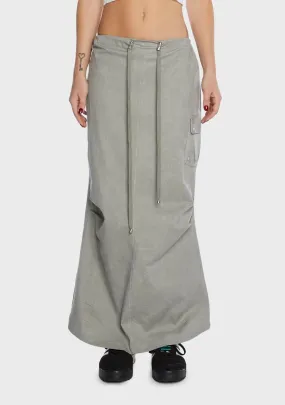 Parachute Maxi Skirt-