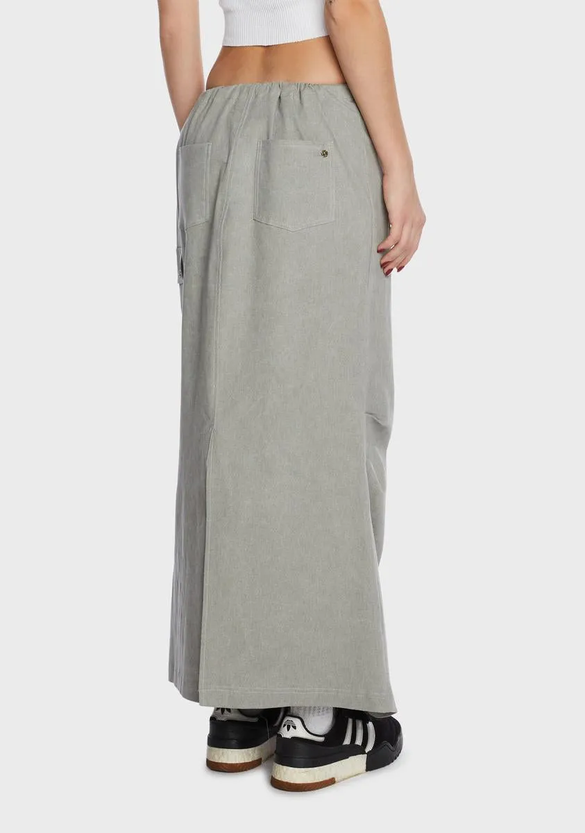 Parachute Maxi Skirt-