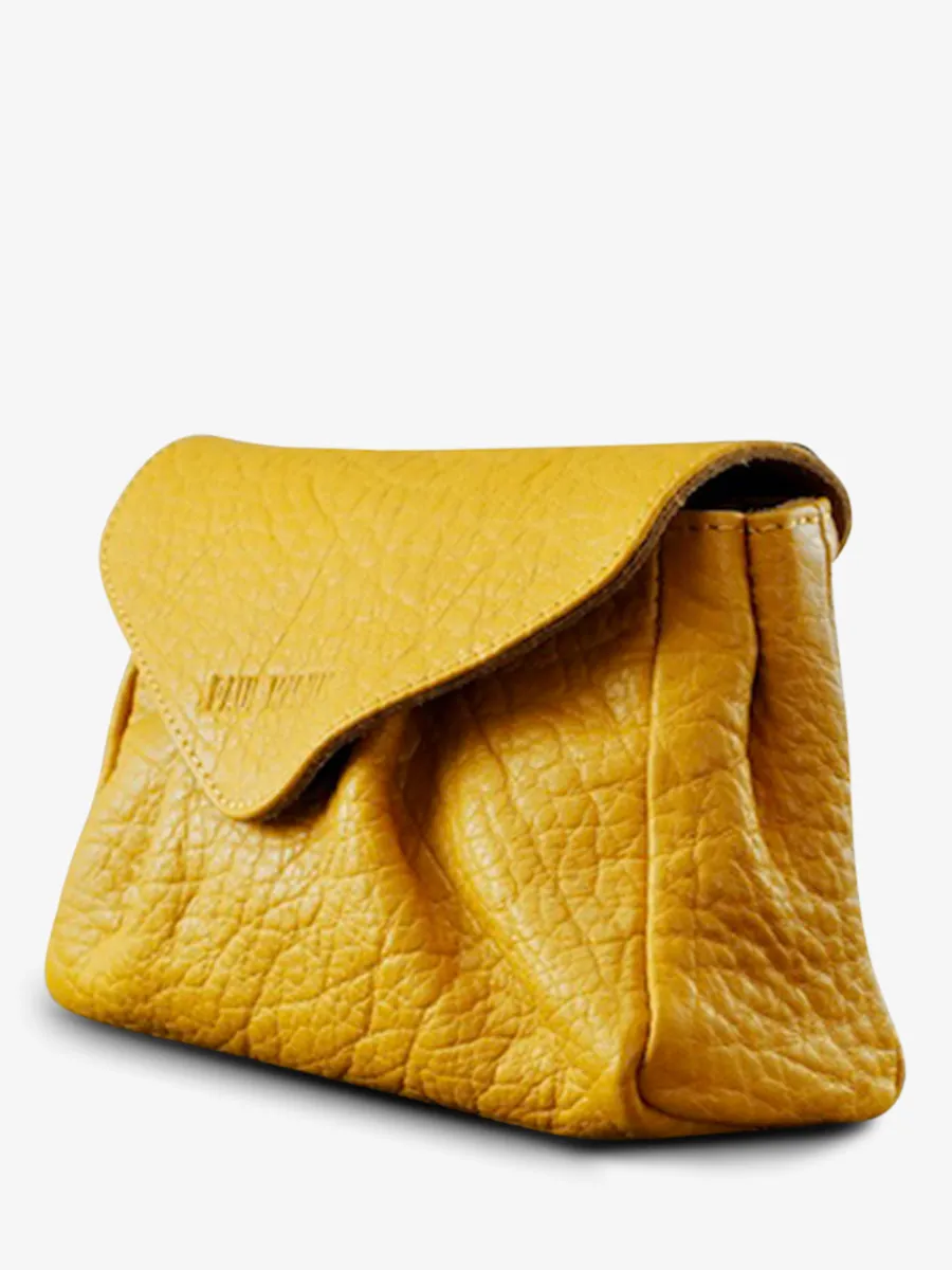 paulmarius leather shoulder bag for women Yellow - Suzon S Saffron | PAUL MARIUS