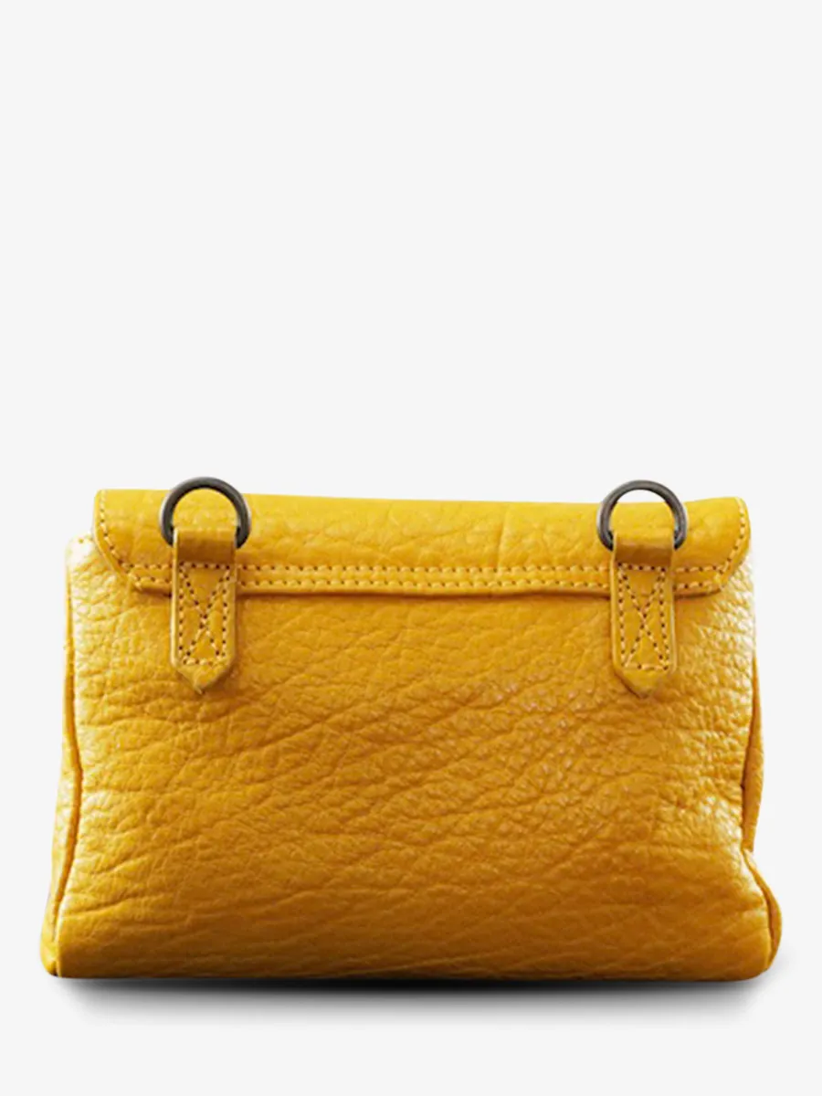 paulmarius leather shoulder bag for women Yellow - Suzon S Saffron | PAUL MARIUS