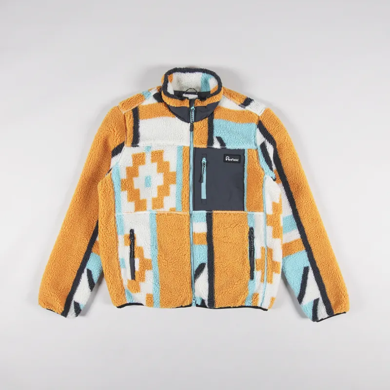 Penfield Geo Print Mattawa Fleece Apricot