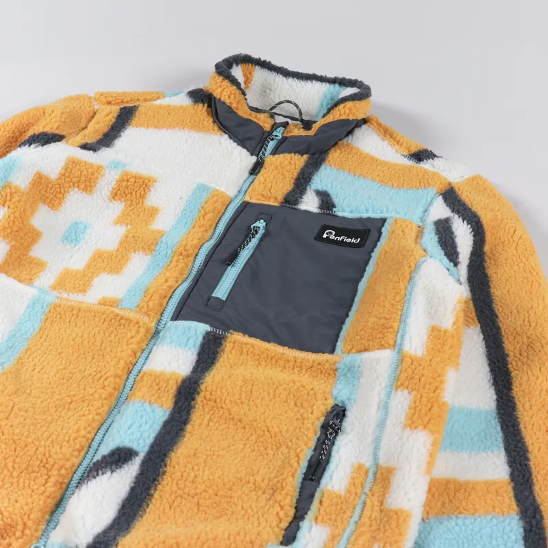 Penfield Geo Print Mattawa Fleece Apricot