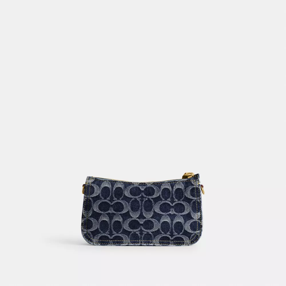 PENN SHOULDER BAG IN SIGNATURE DENIM