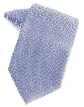 Periwinkle Herringbone Necktie