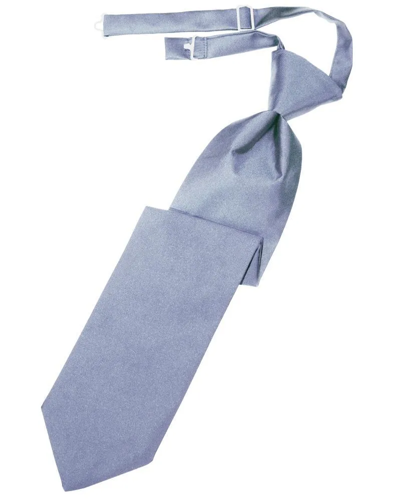 Periwinkle Luxury Satin Necktie