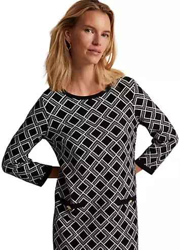 Phase Eight Zayla Geo Tunic Mini Dress | Kaleidoscope