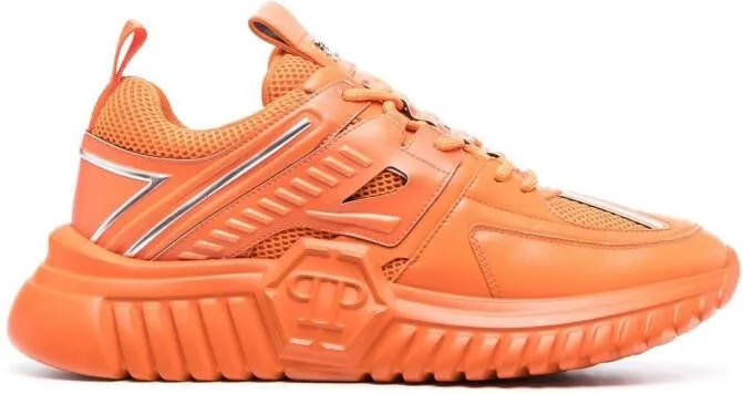 Philipp Plein Hexagon Runner low-top sneakers Orange