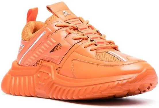 Philipp Plein Hexagon Runner low-top sneakers Orange