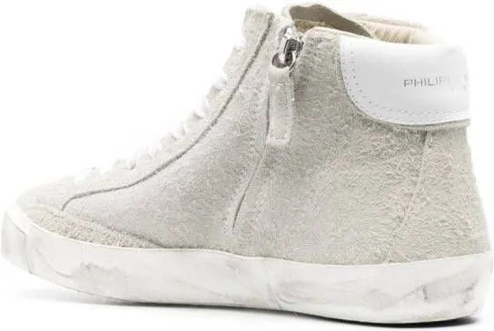 Philippe Model Paris PRSX suede high-top sneakers Neutrals