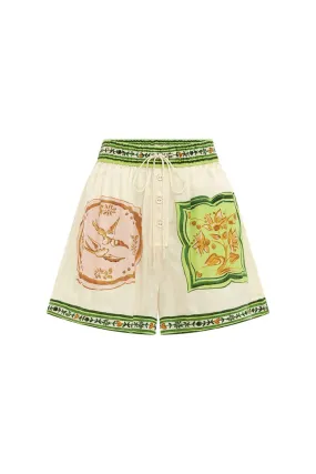 --Porcelain Silk Short-