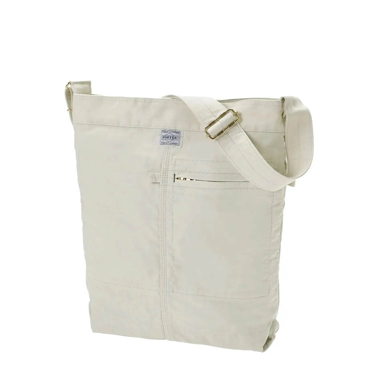 Porter-Yoshida and Co Mile Shoulder Bag White