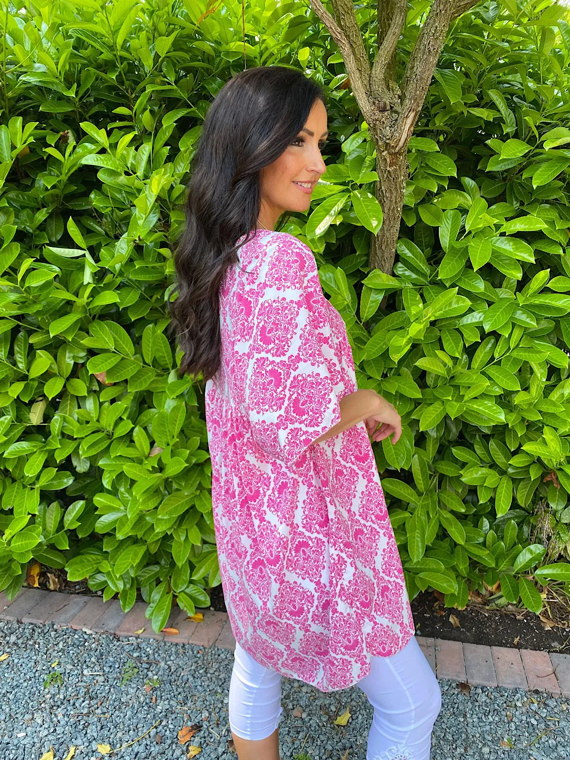 Printed V-Neck Tunic Fiona