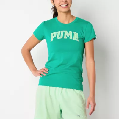 PUMA Womens Crew Neck Short Sleeve T-Shirt