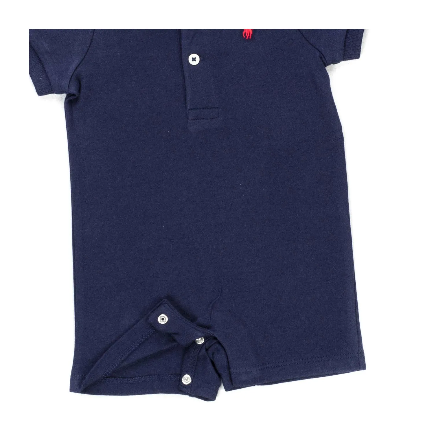 Ralph Lauren Baby Boy Blue Polo Romper