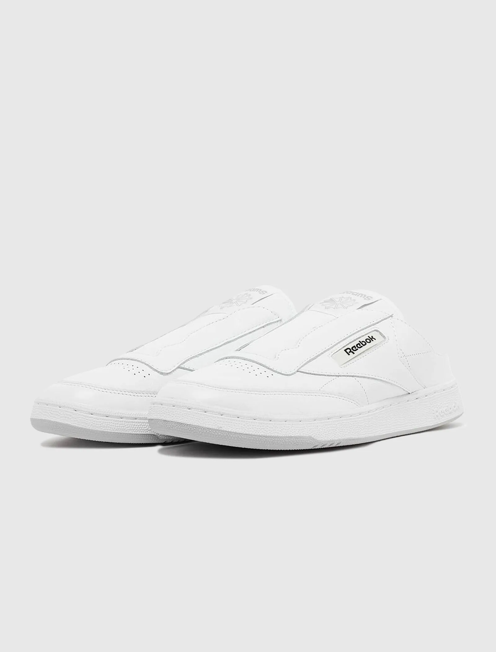 REEBOK BEAMS CLUB C LACELESS MULE   WHITE