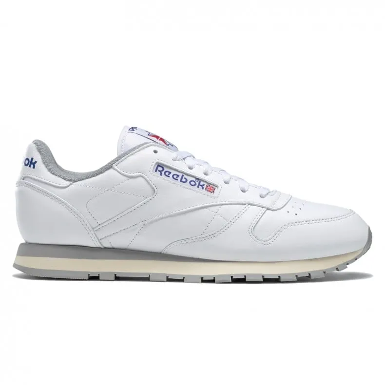 Reebok Classic Leather R12 (White/Blue/Grey)