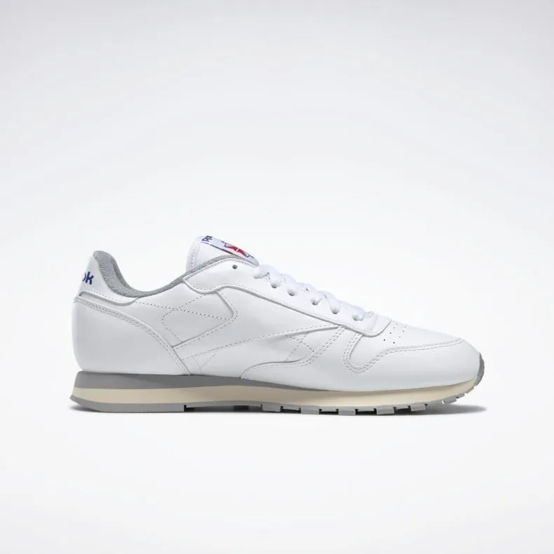 Reebok Classic Leather R12 (White/Blue/Grey)