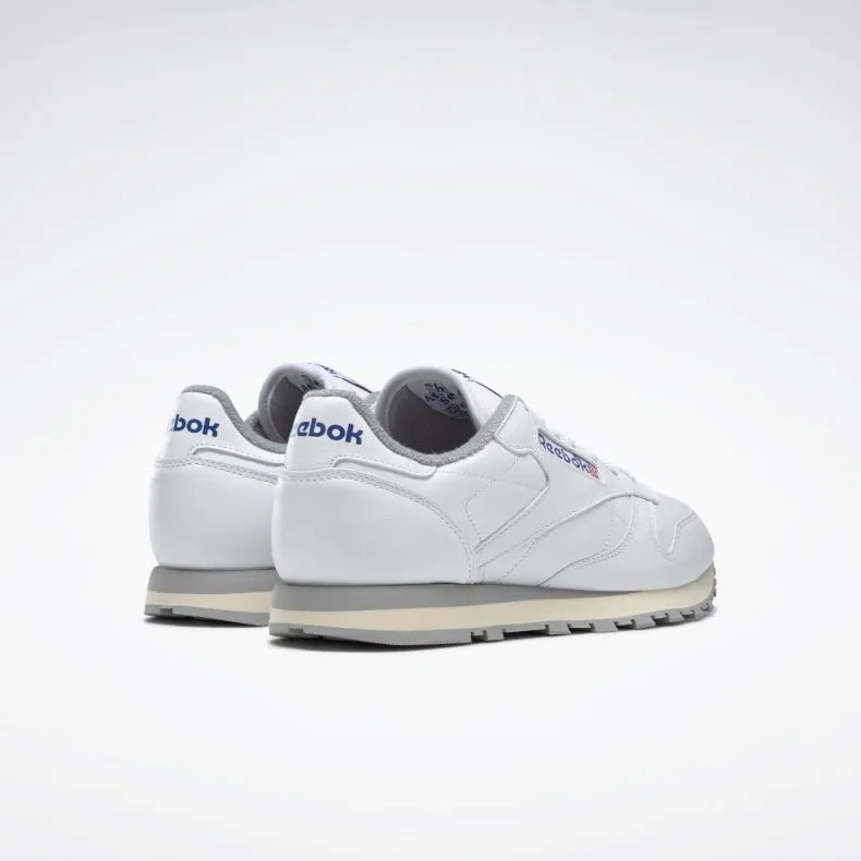 Reebok Classic Leather R12 (White/Blue/Grey)