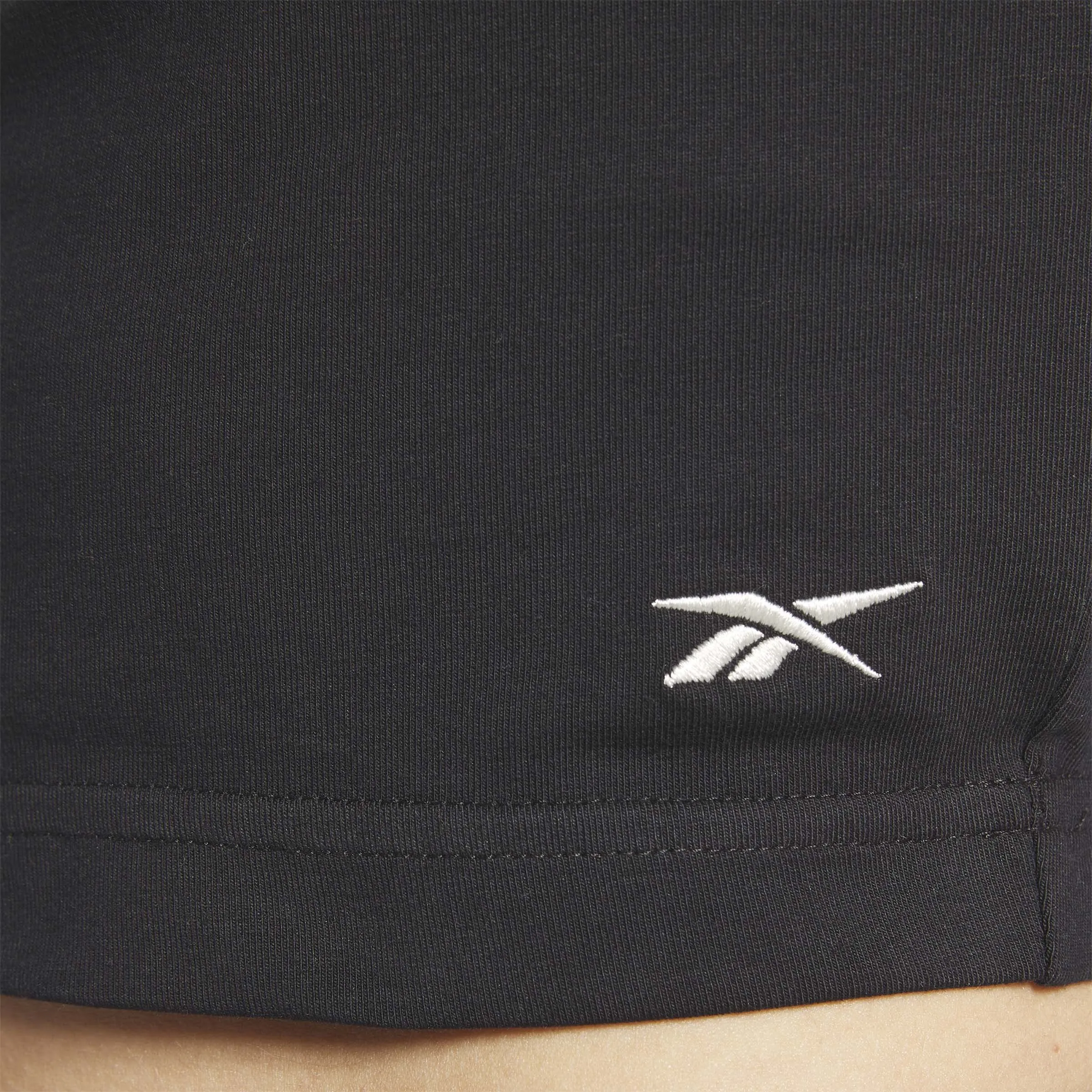 Reebok Classics Cropped Jersey T-Shirt Black