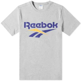 Reebok Retro Vector TeeMedium Grey Heather