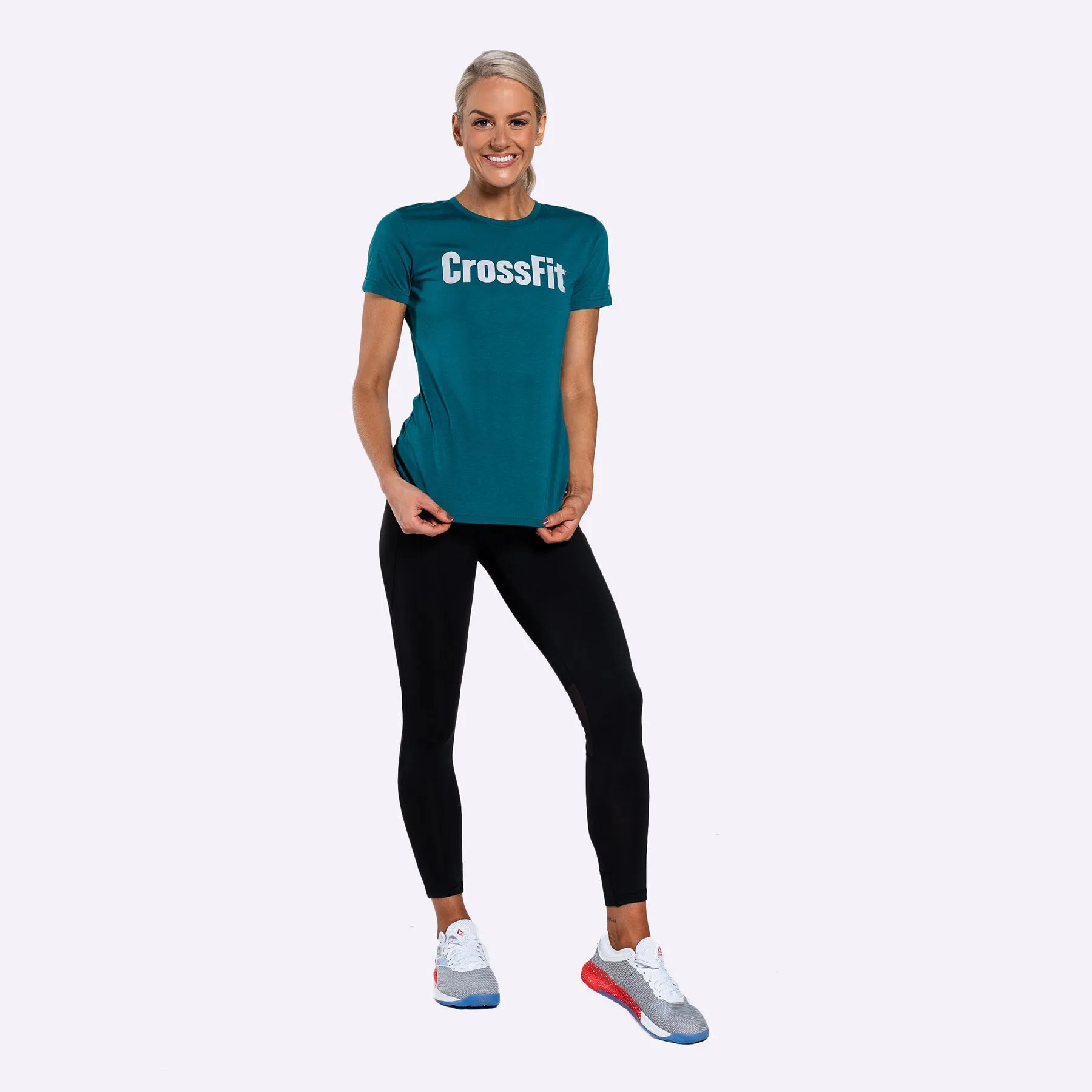 Reebok - Women's CrossFit Tee - HERITAGE TEAL