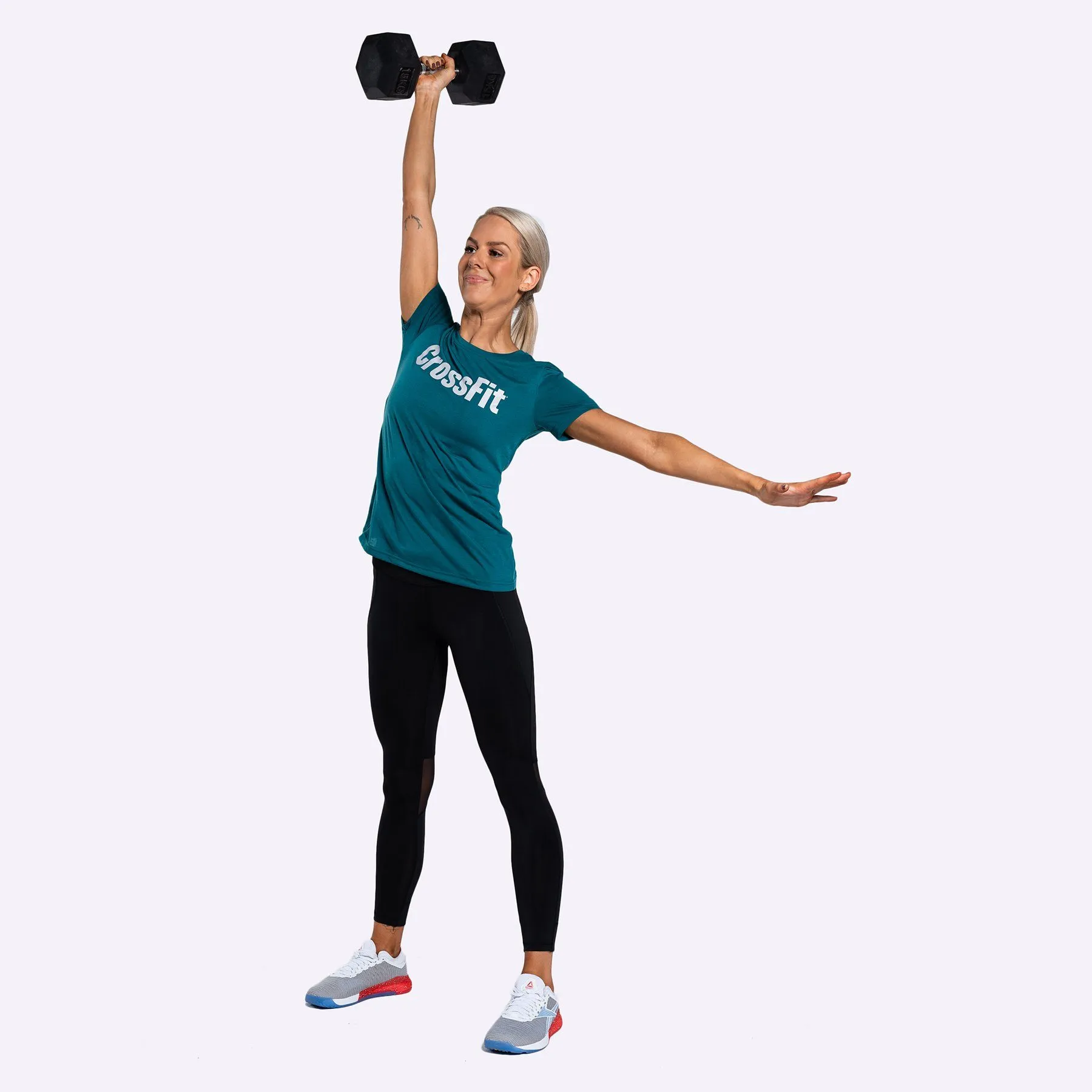 Reebok - Women's CrossFit Tee - HERITAGE TEAL