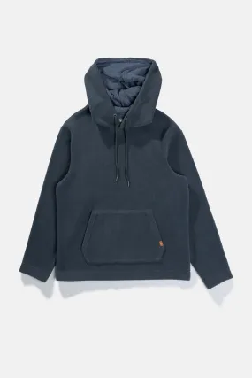 Reverse Fleece Hood Steel