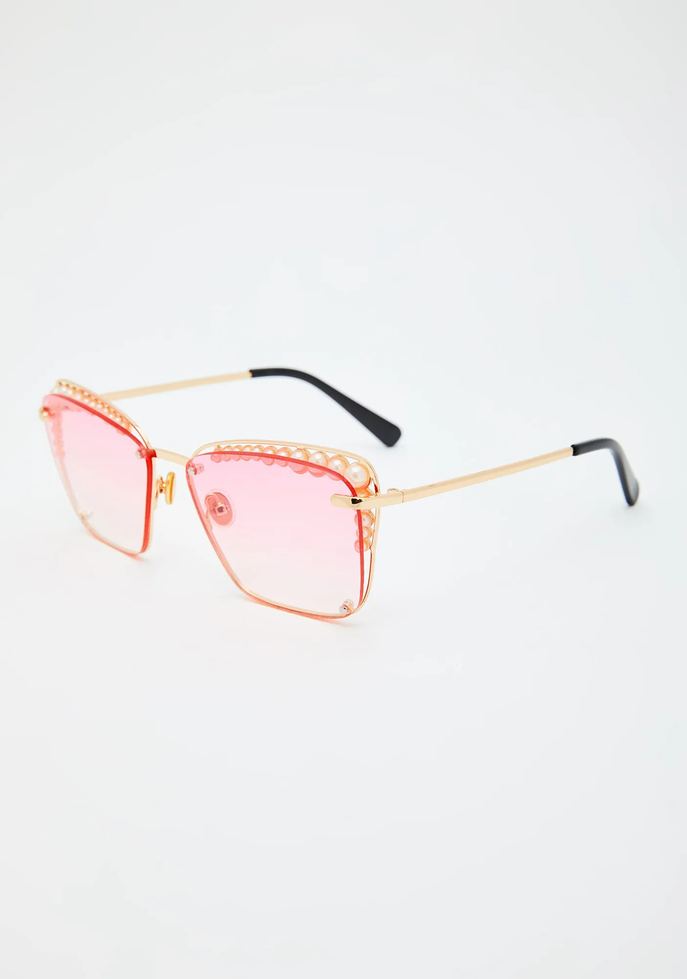 Ruby Clear Vision Rectangle Sunglasses-