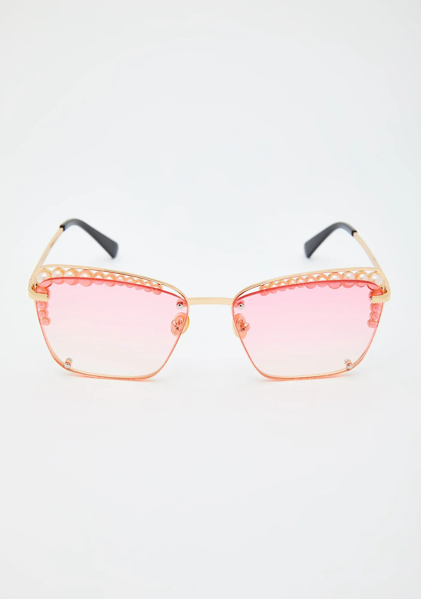 Ruby Clear Vision Rectangle Sunglasses-