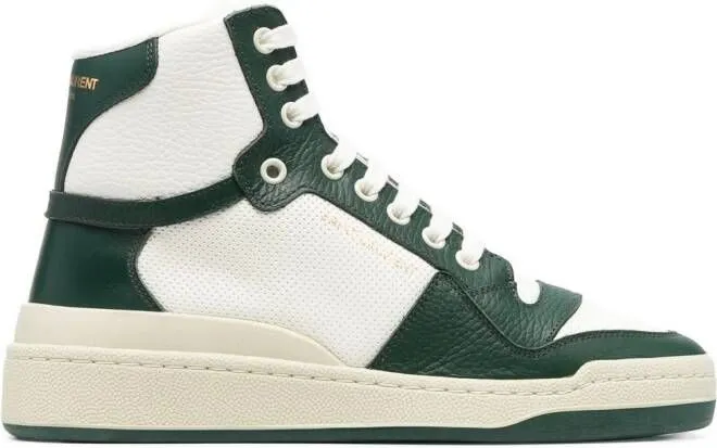 Saint Laurent SL 24 high-top sneakers Green