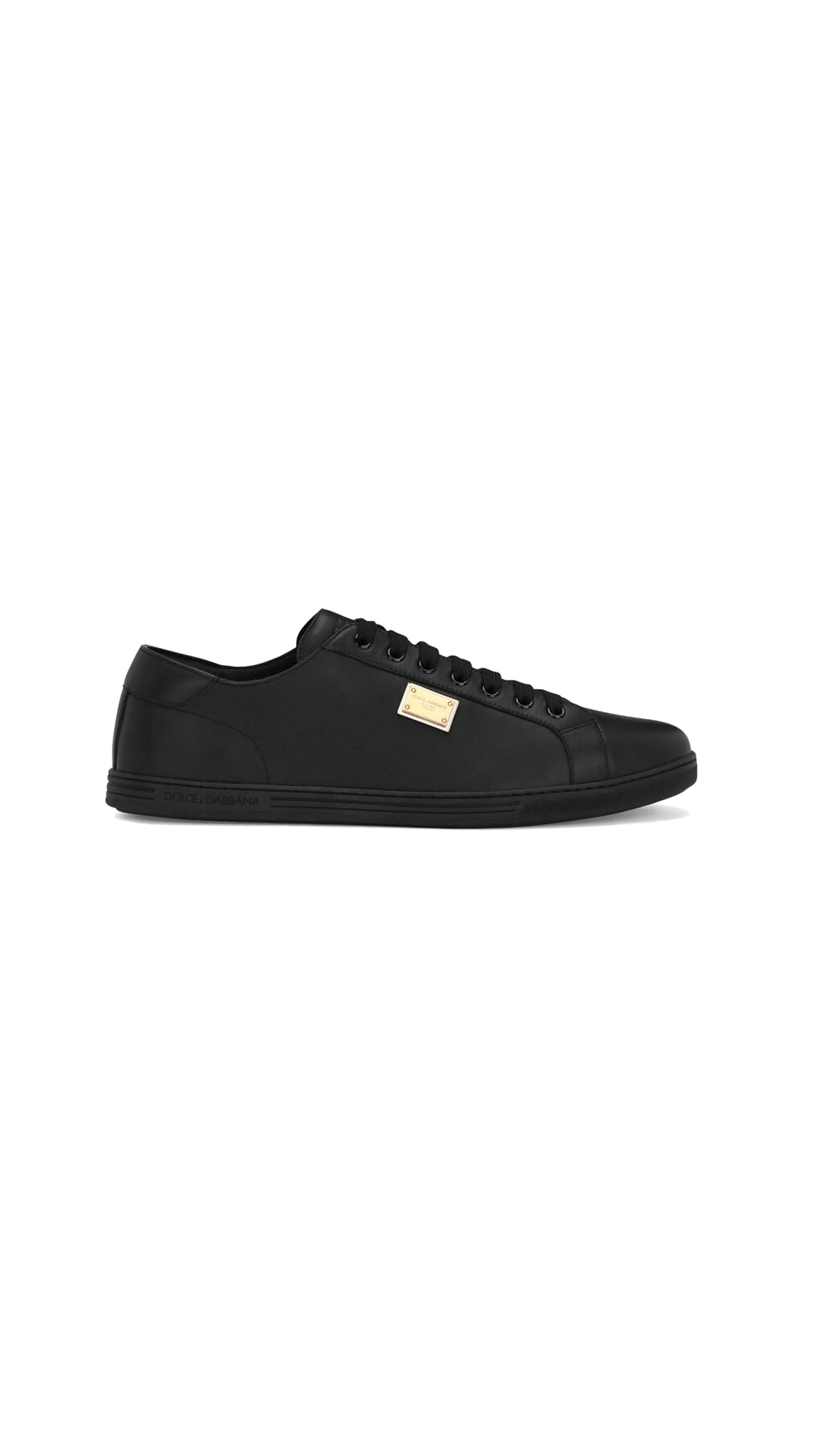 Saint Tropez Calfskin Sneakers - Black