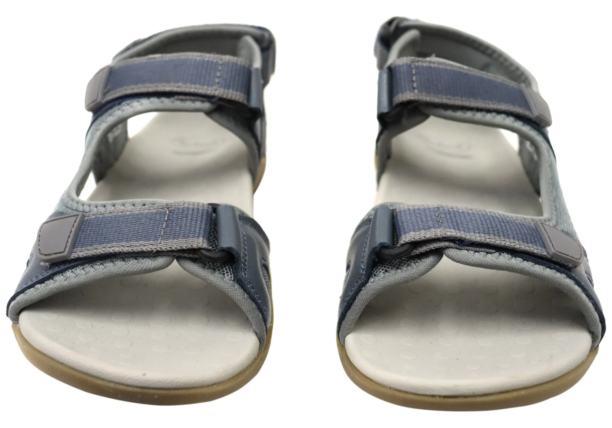 Scholl Orthaheel Bribie Womens Leather Adjustable Supportive Sandals