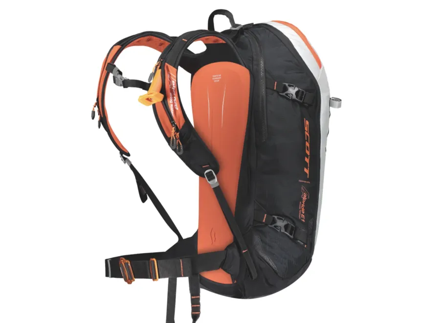 Scott Patrol E1 Backpack Including Avi System Black Gery tangerine orange 30L W19/20