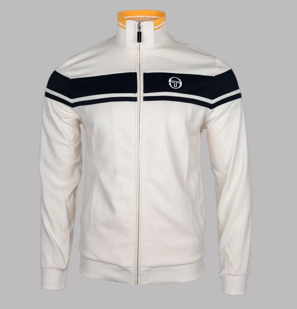 Sergio Tacchini Damarindo Tracksuit Top Buttercream/Maritime Blue