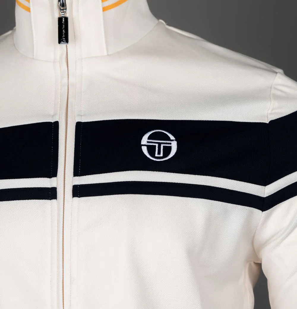 Sergio Tacchini Damarindo Tracksuit Top Buttercream/Maritime Blue